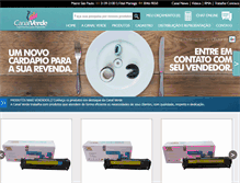 Tablet Screenshot of canalverde.com